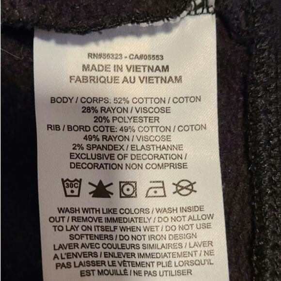 Nike Black Pink Fleece Crop Pullover Crewneck Sweatshirt-2XL - Picture 4 of 6